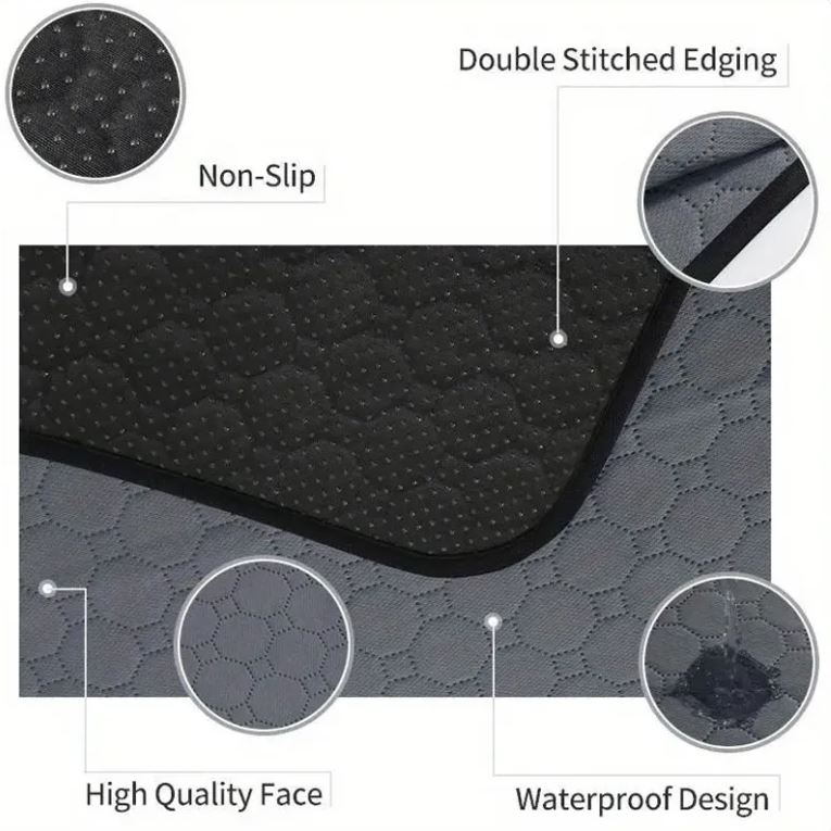 Washable Dog Pee Pads – Reusable Waterproof Training Mat