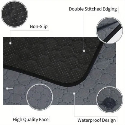 Washable Dog Pee Pads – Reusable Waterproof Training Mat