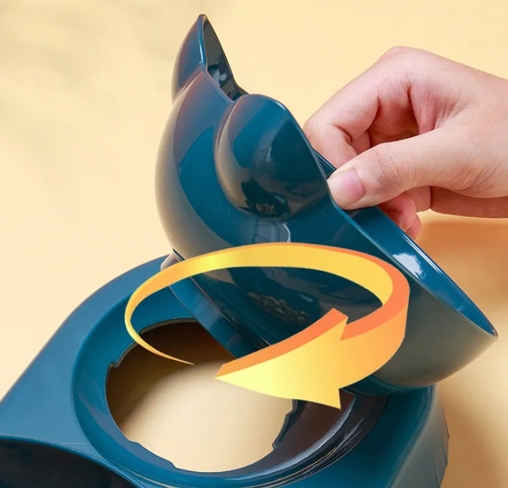 Automatic Cat Feeder Bowl With Water Dispenser
