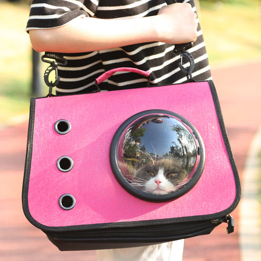 Foldable Cat Carrier Backpack With Ventilated Mesh