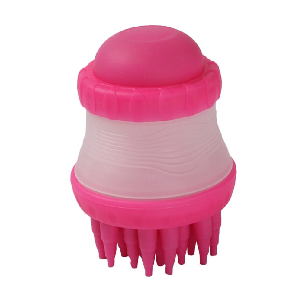 Silicone Dog Bath Brush And Paw Scrubber Massager