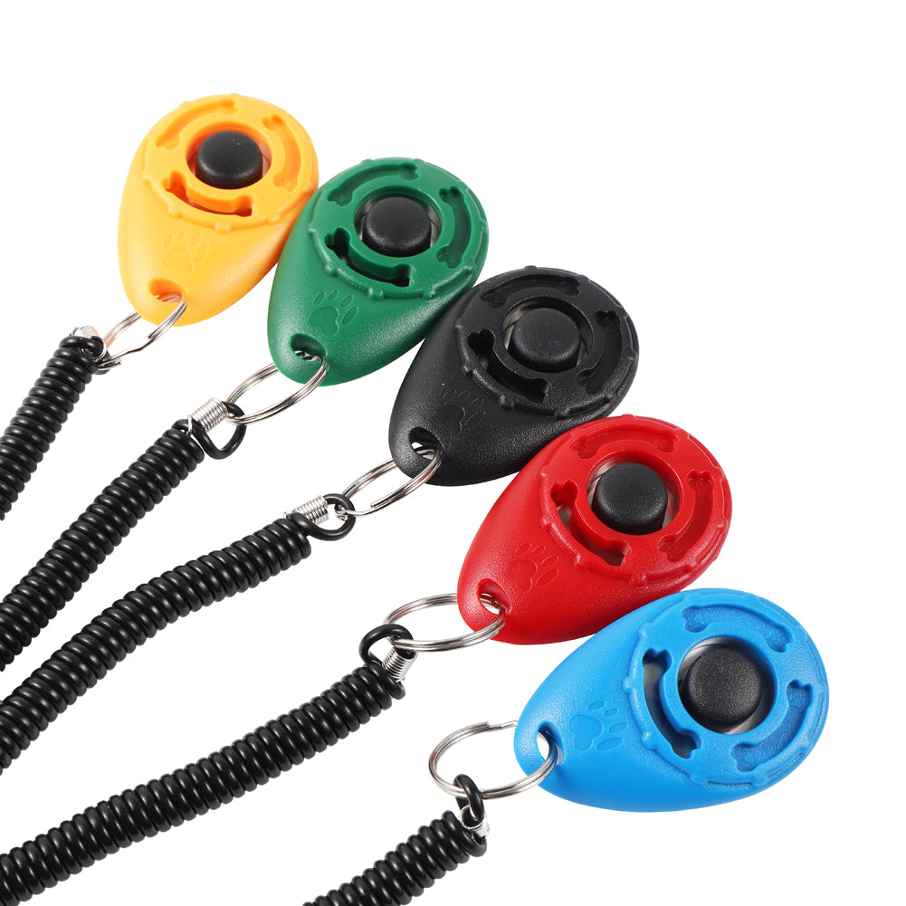 Adjustable Dog Training Clicker with Wrist Strap