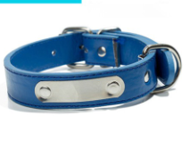 Personalized PU Dog Collar – Custom Name Pet ID