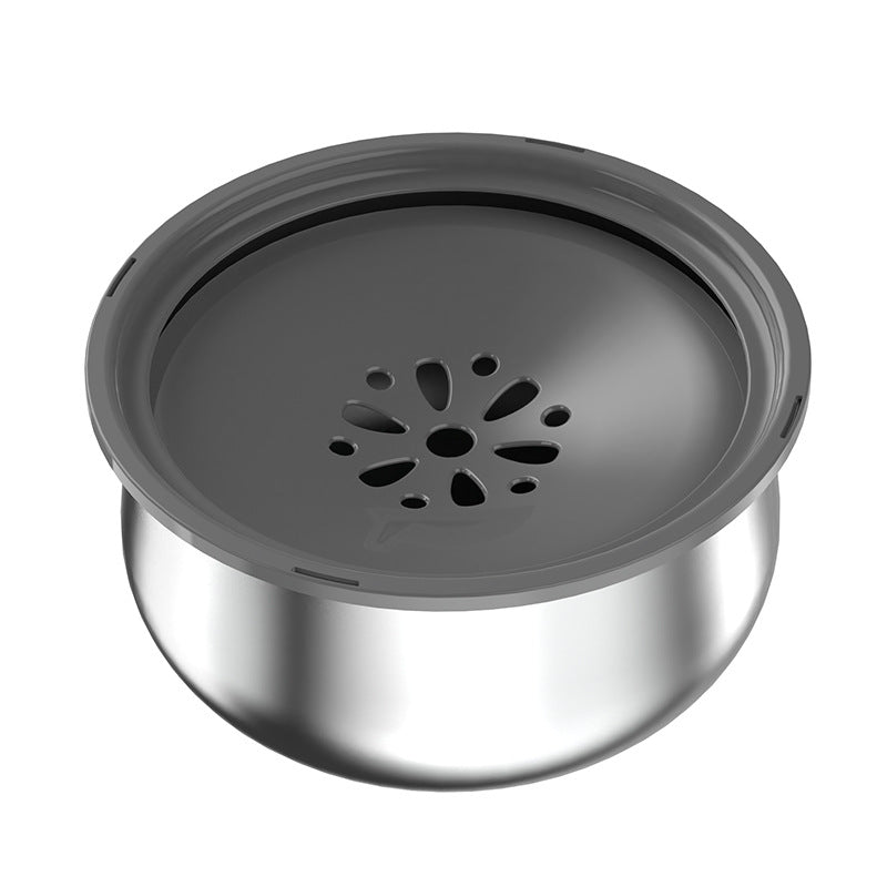 Stainless Steel Pet Water Bowl – Splash-Proof Design