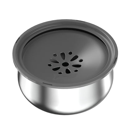 Stainless Steel Pet Water Bowl – Splash-Proof Design