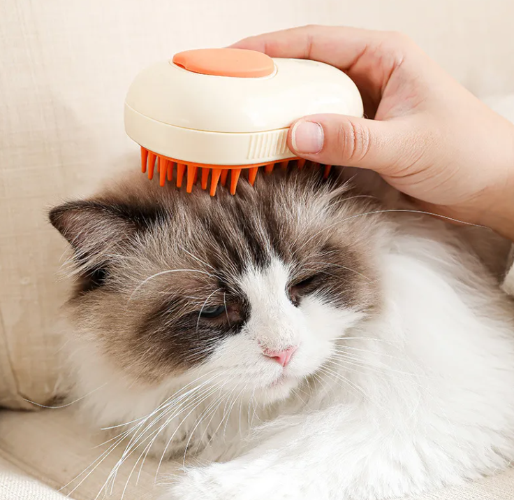 3-in-1 Steam Pet Grooming Brush for Dogs and Cats