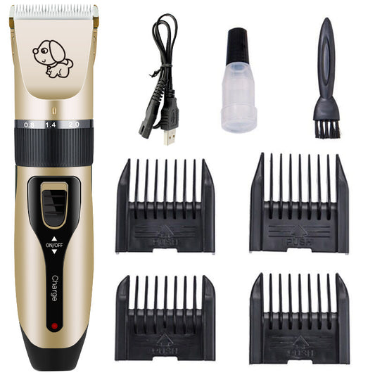 C6 Steel Pet Grooming Shears – 4-Piece Trimming Set for Dogs & Cats
