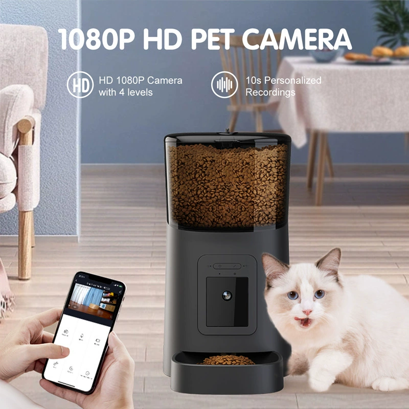 Smart Automatic Pet Feeder With 1080p Camera