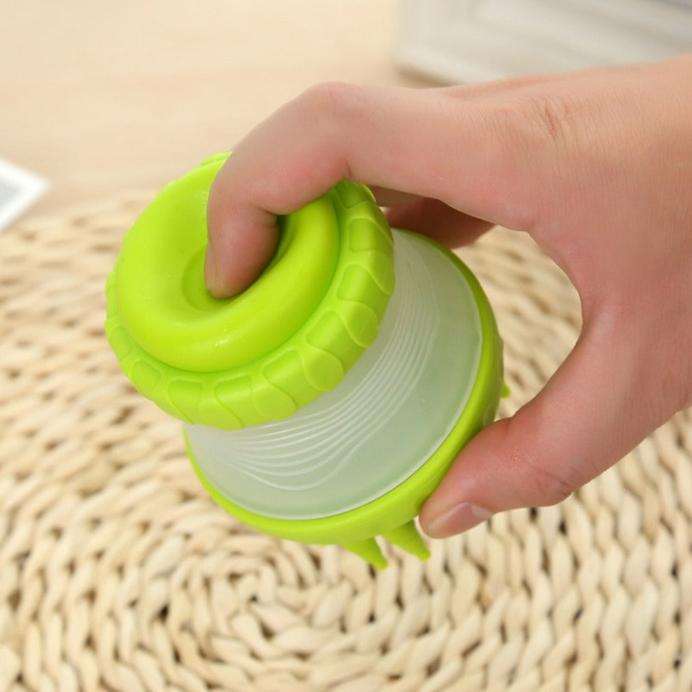 Silicone Dog Bath Brush And Paw Scrubber Massager