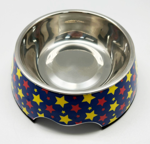 Non-Slip Stainless Steel Pet Bowl for Dogs and Cats