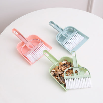 Mini Desktop Broom & Dustpan Set for Small Spaces