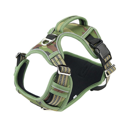 Waterproof Dog Harness With Reflective Straps & Handle