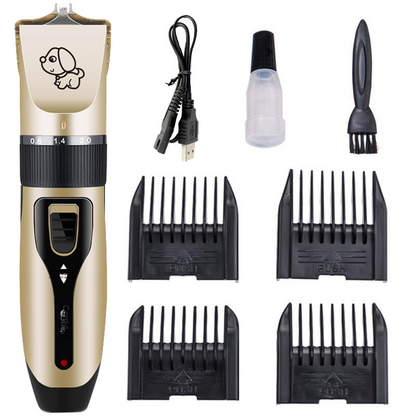 C6 Steel Pet Grooming Shears – 4-Piece Trimming Set for Dogs & Cats