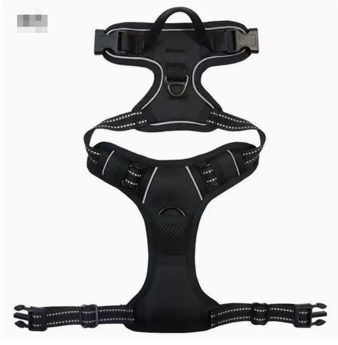 Reflective Nylon Dog Harness – Adjustable Chest & Back
