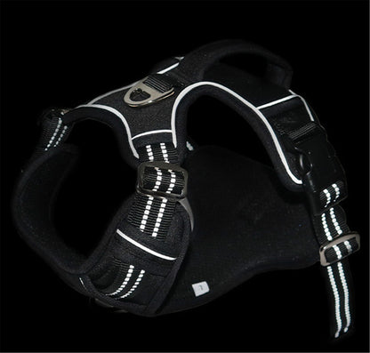 Waterproof Dog Harness With Reflective Straps & Handle