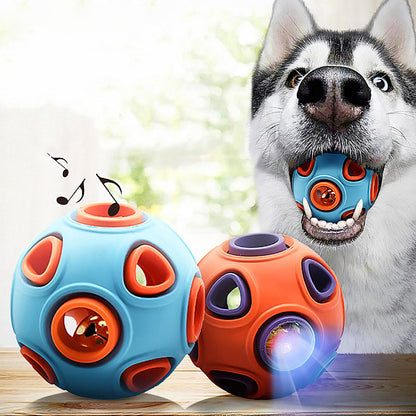 Glow Dog Chew Ball – Light-Up Sound-Activated Toy