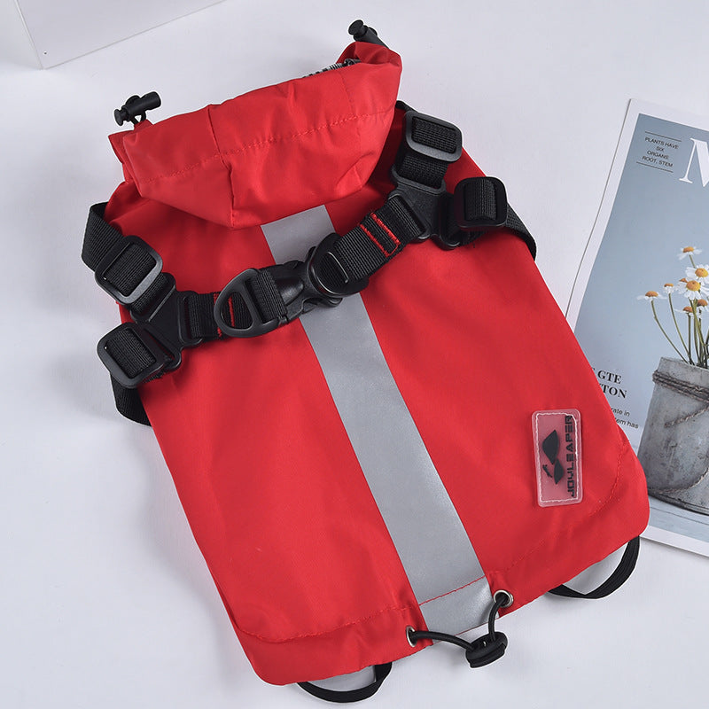 Waterproof Dog Windbreaker Jacket – Reflective & Lightweight