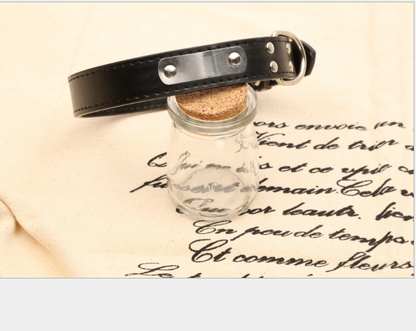 Personalized PU Dog Collar – Custom Name Pet ID