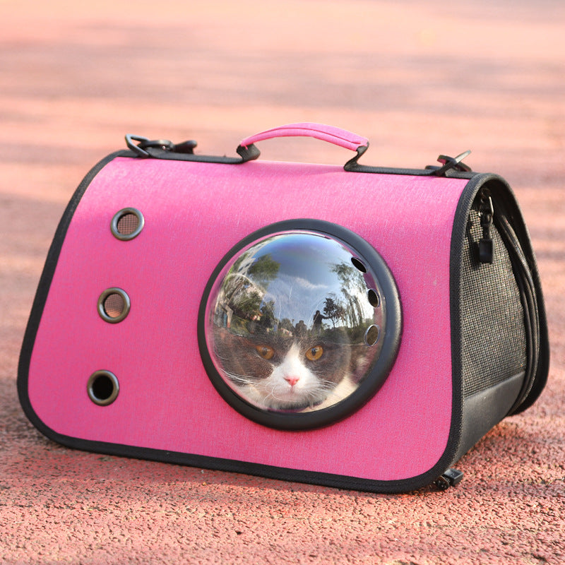 Foldable Cat Carrier Backpack With Ventilated Mesh
