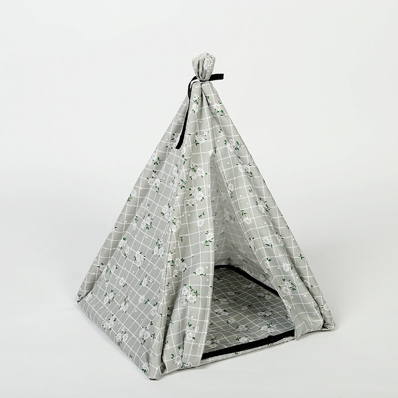 Portable Pet Tent House With Mesh – Indoor & Outdoor