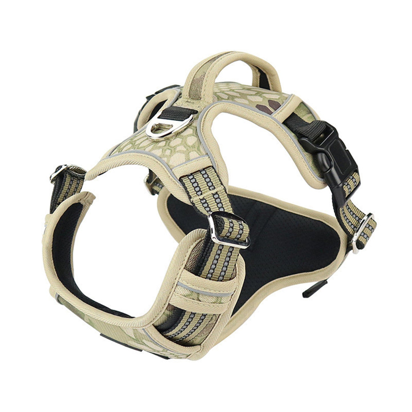 Waterproof Dog Harness With Reflective Straps & Handle