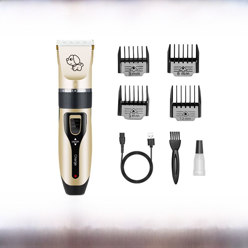 C6 Steel Pet Grooming Shears – 4-Piece Trimming Set for Dogs & Cats