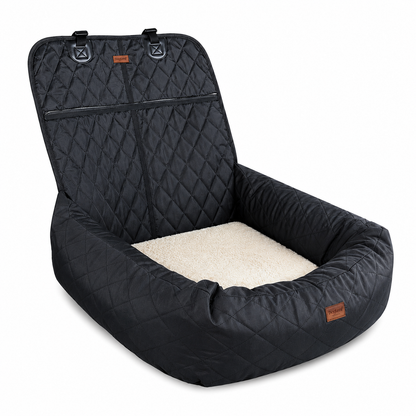 Water-Resistant Dog Car Bed With Thick Cushion