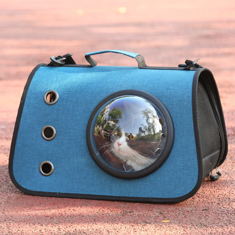 Foldable Cat Carrier Backpack With Ventilated Mesh