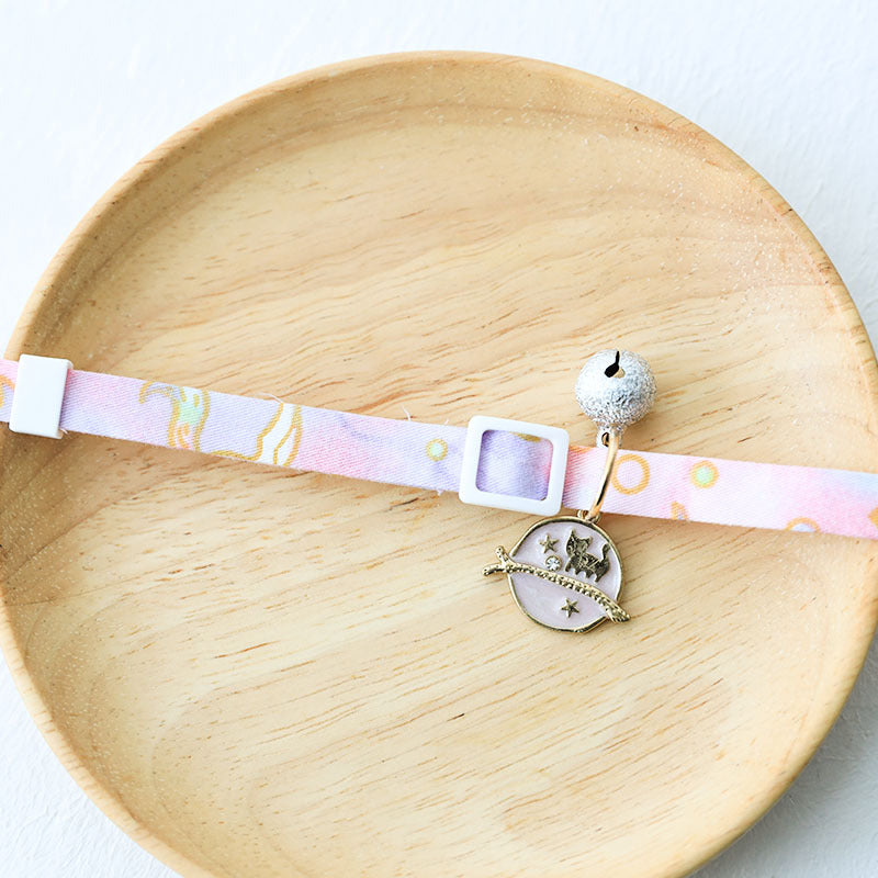 Adjustable Cat and Small Dog Collar with Silver Bell