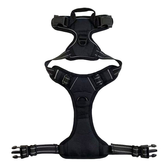Reflective Nylon Dog Harness – Adjustable Chest & Back