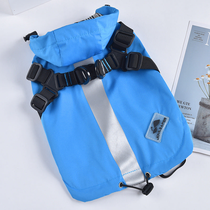 Waterproof Dog Windbreaker Jacket – Reflective & Lightweight