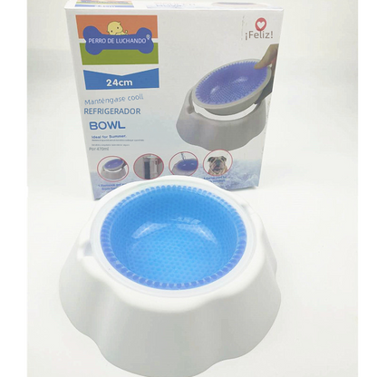 Cooling Pet Water Bowl for Dogs and Cats – 470 ml