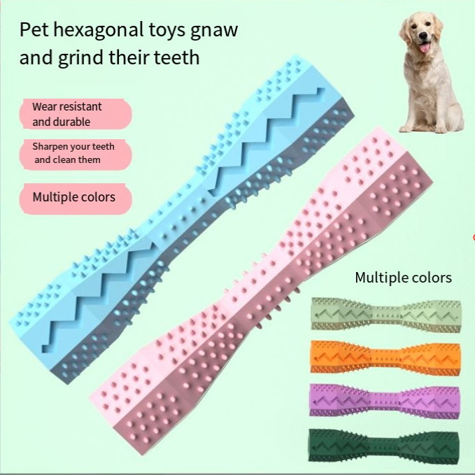 Dog Chew Toothbrush Toy For Teeth Cleaning