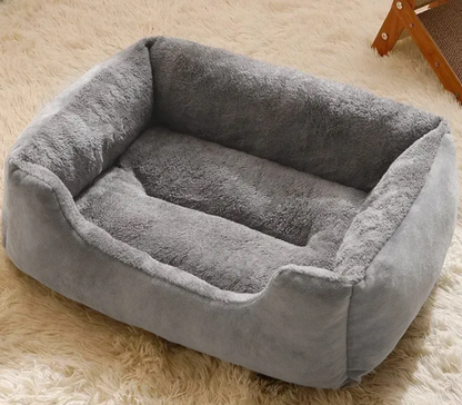 Cozy Cushioned Pet Bed for Cats and Dogs