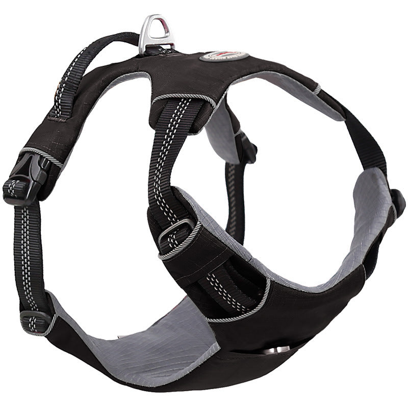 High-Visibility Safety Vest With Chest Strap