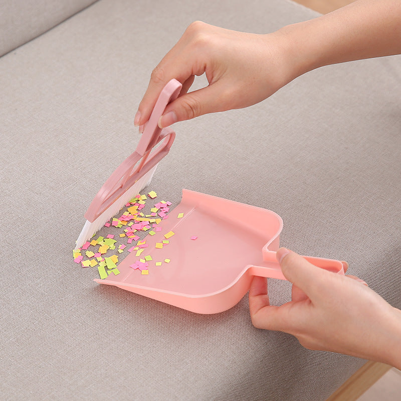 Mini Desktop Broom & Dustpan Set for Small Spaces