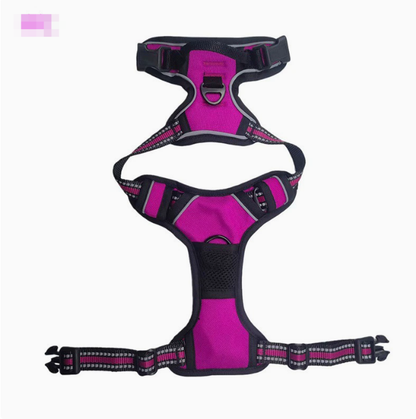 Reflective Nylon Dog Harness – Adjustable Chest & Back