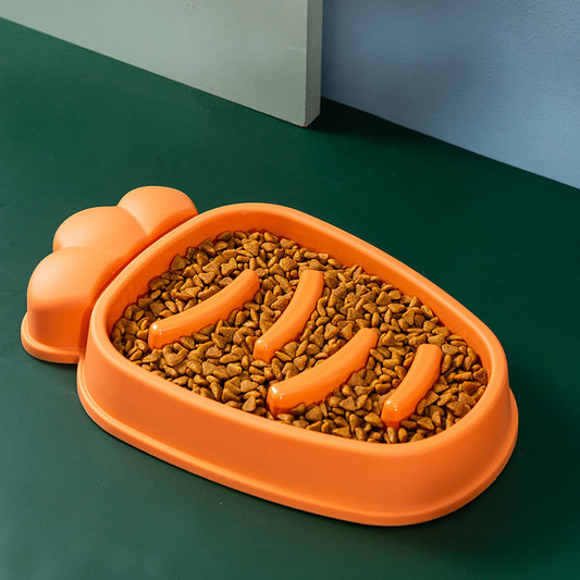 Slow Feed Dog Bowl for Dogs – Anti-Gulp Design