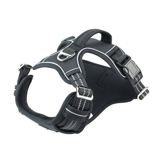 Waterproof Dog Harness With Reflective Straps & Handle