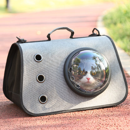 Foldable Cat Carrier Backpack With Ventilated Mesh