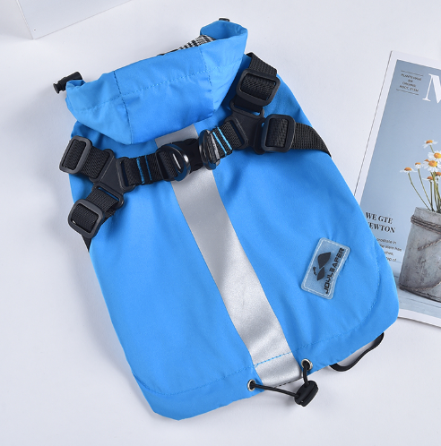 Waterproof Dog Windbreaker Jacket – Reflective & Lightweight