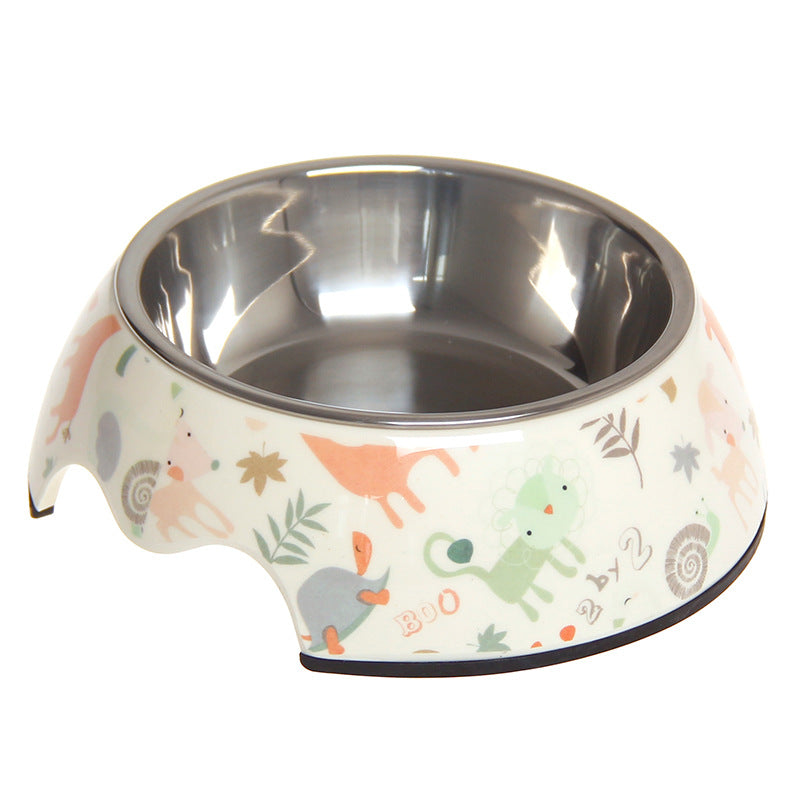 Non-Slip Stainless Steel Pet Bowl for Dogs and Cats