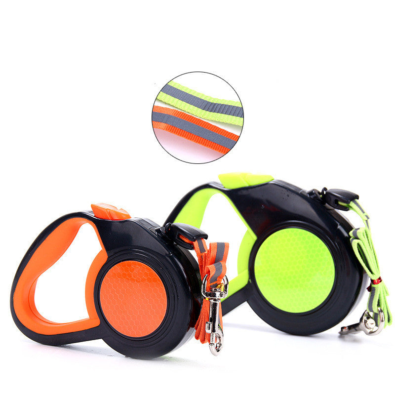 Reflective Retractable Dog Leash – Comfortable Grip