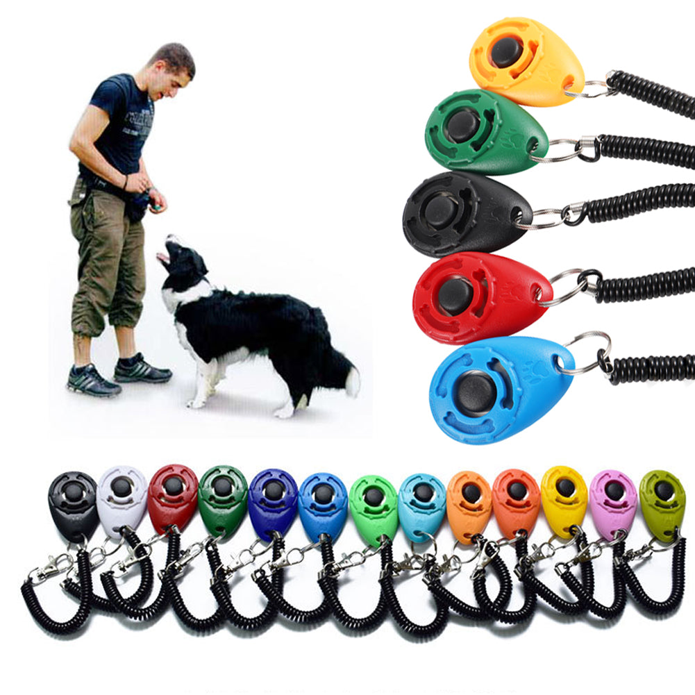 Adjustable Dog Training Clicker with Wrist Strap