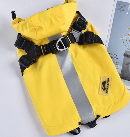 Waterproof Dog Windbreaker Jacket – Reflective & Lightweight