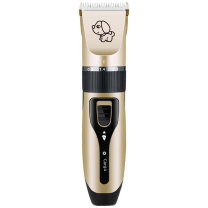 C6 Steel Pet Grooming Shears – 4-Piece Trimming Set for Dogs & Cats