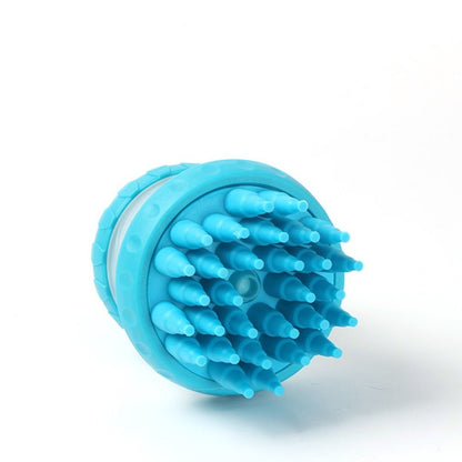Silicone Dog Bath Brush And Paw Scrubber Massager