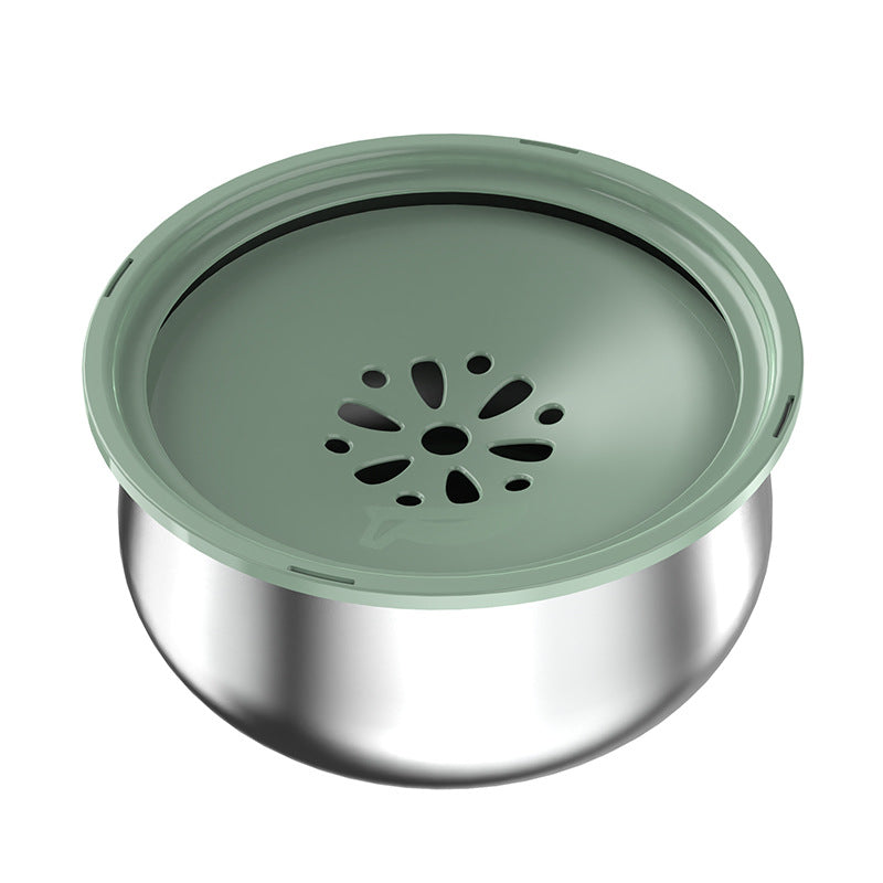 Stainless Steel Pet Water Bowl – Splash-Proof Design